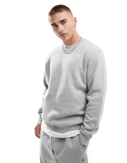 Oversized Crew Neck Sweat Shirt