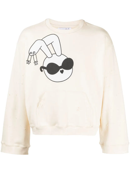 Graphic-Print Cotton Sweatshirt