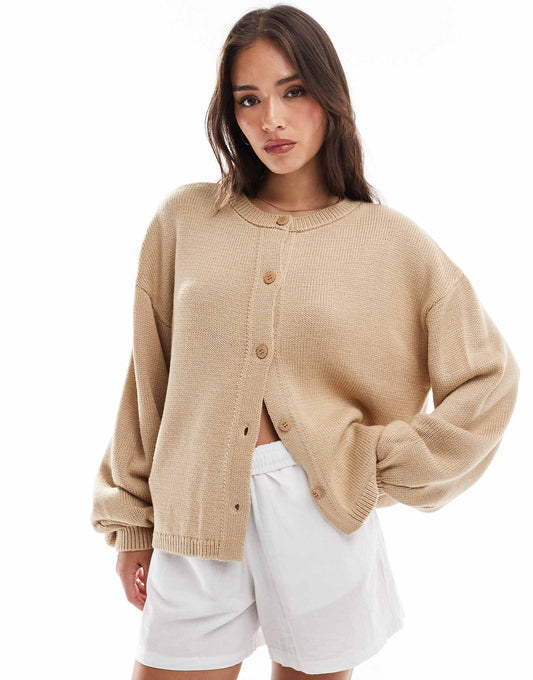 Knitted Oversized Cardigan