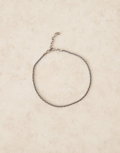 Sterling Silver Rope Chain Bracelet