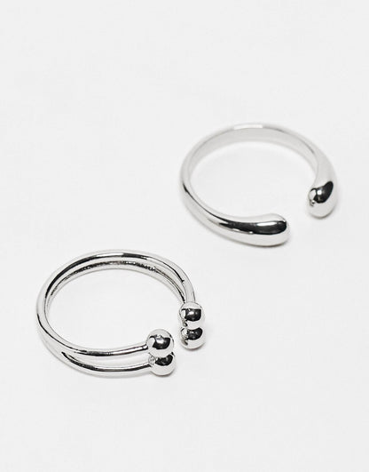 2 Pack Open Rings