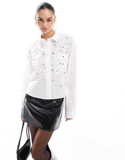 Shirt With Embellished Detail