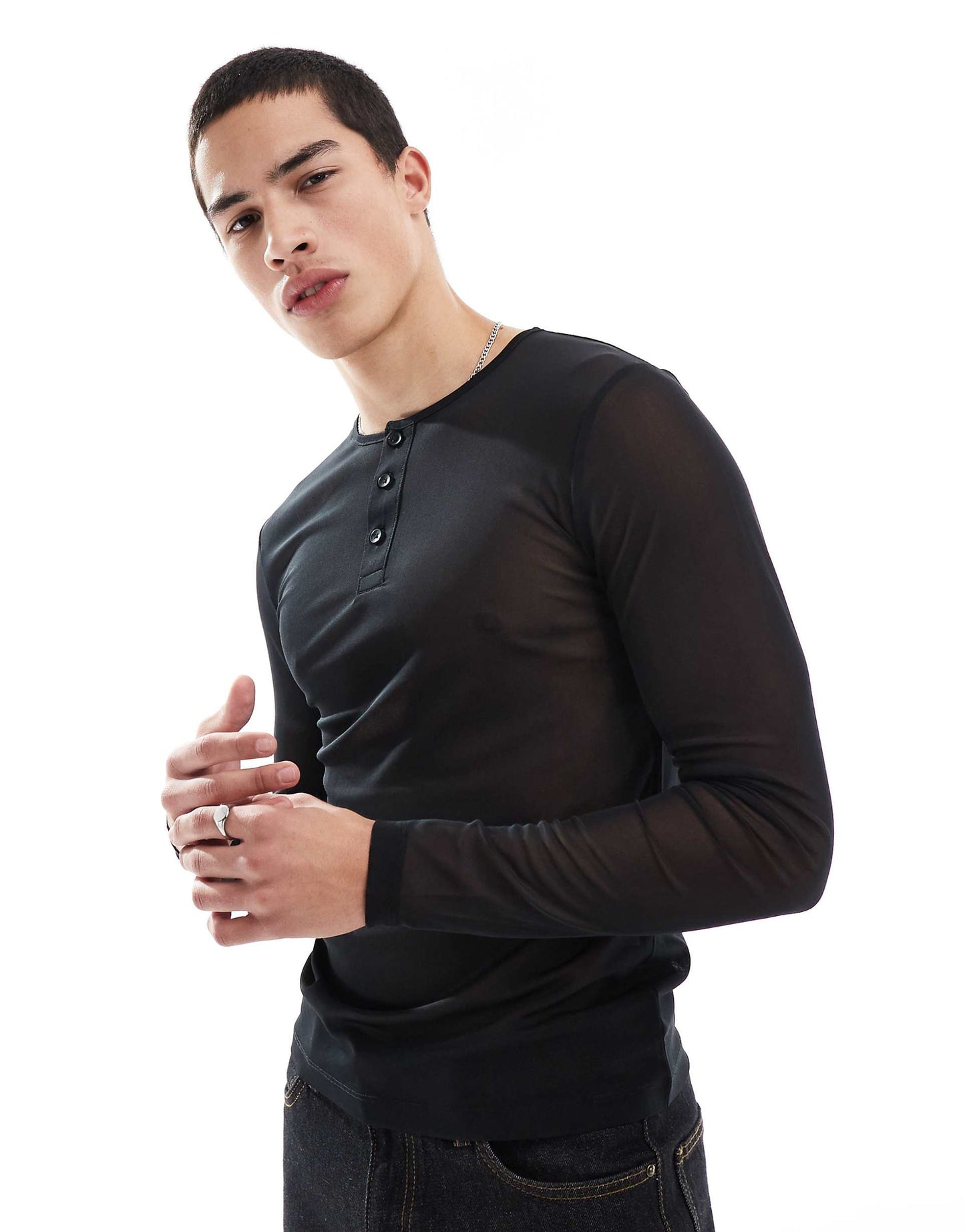 Muscle Fit Long Sleeve T-Shirt