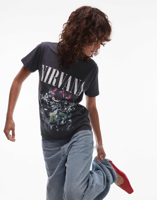 License Graphic Nirvana Boxy Tee