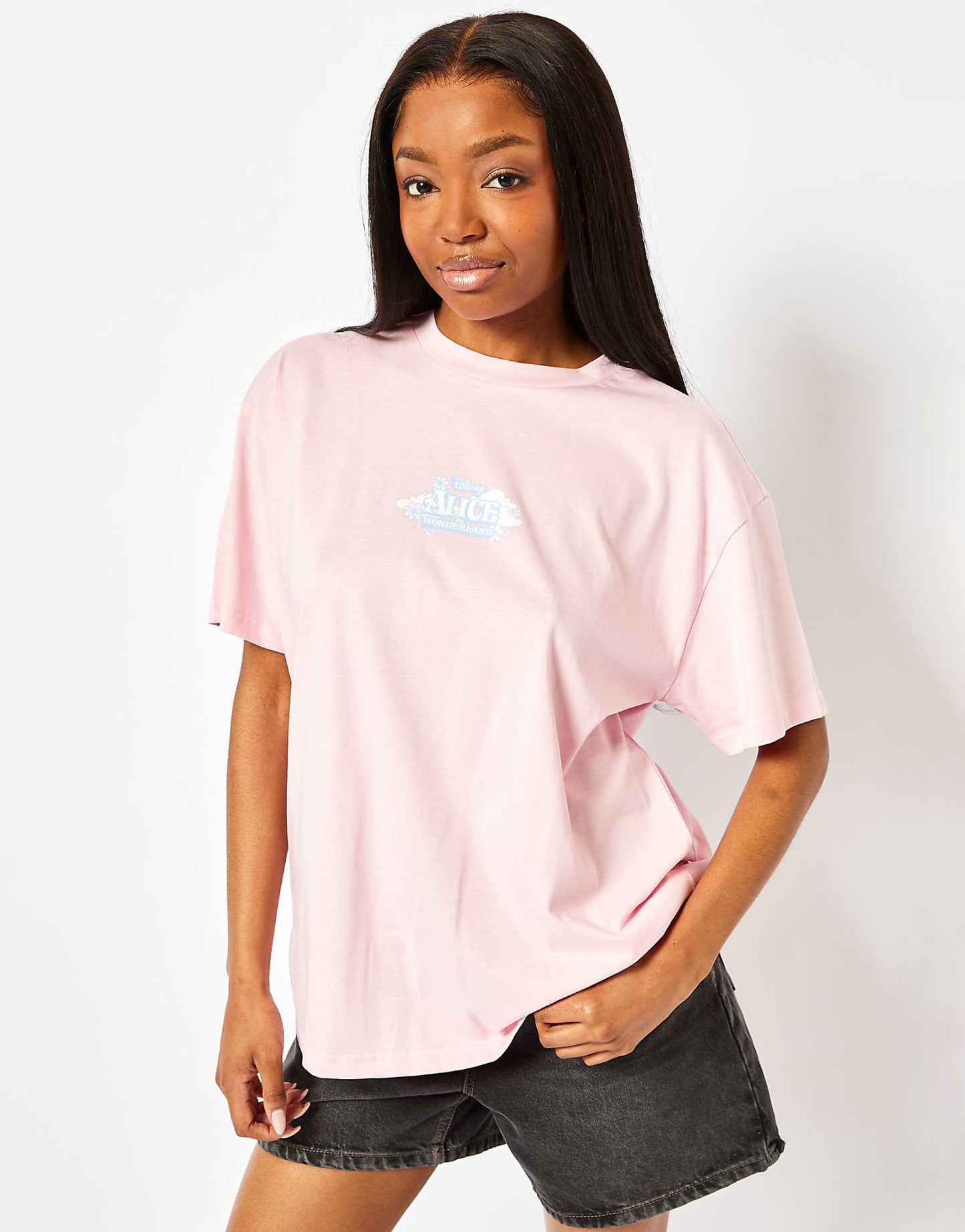 London Disney Alice In Wonderland Flowers T-Shirt