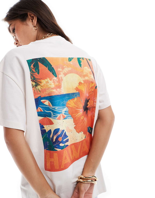 Hawaii Graphic Oversized Tee