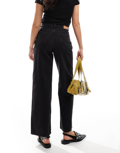 Halo High Waist Straight Straight Leg Jeans