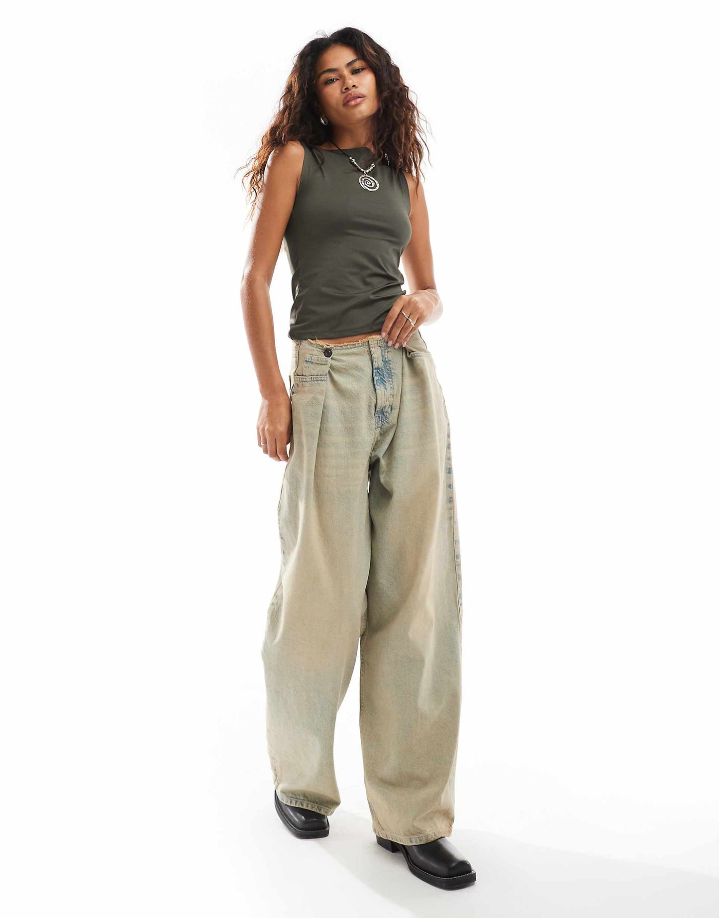 Annie Boat Neck Tank Top