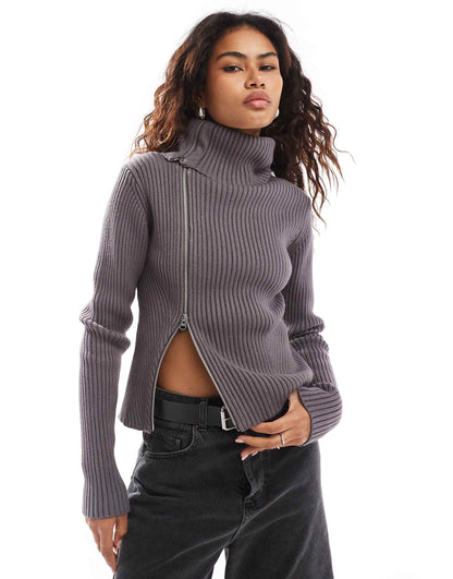Dasha Side Zip Cardigan