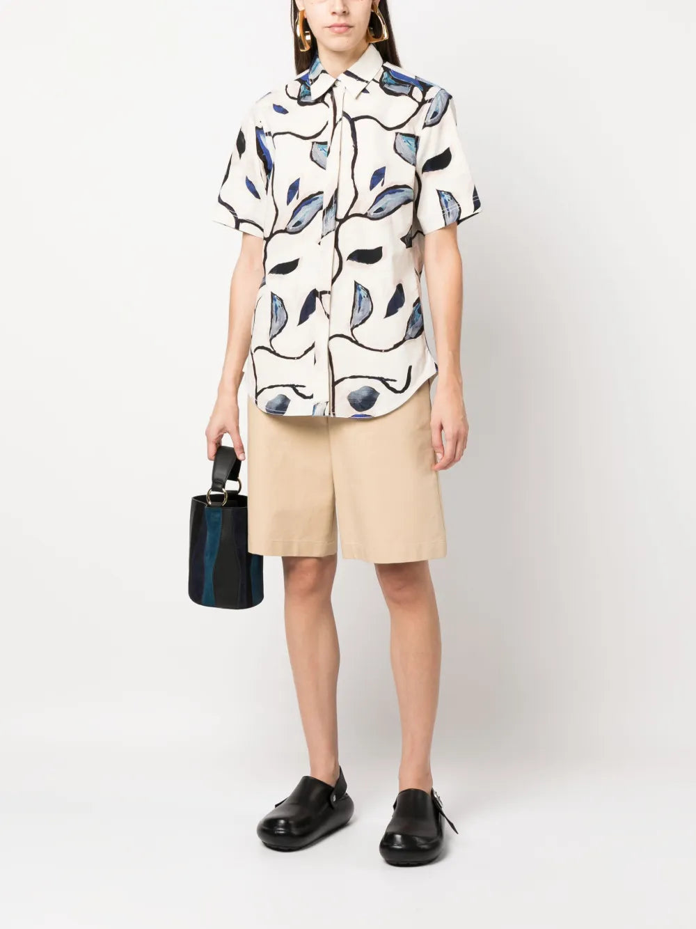 Library Leaf-Print Shirt