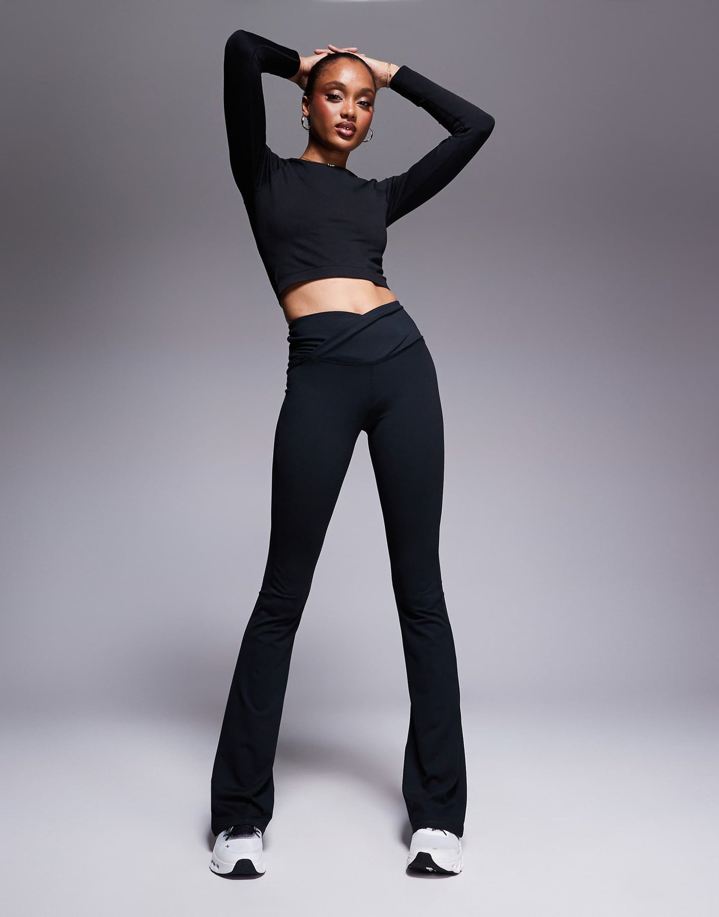 Tall Soft Touch Slim Kick Legging With Wrap Waist