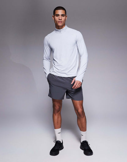 Quarter Zip Long Sleeve Quick Dry Training Top