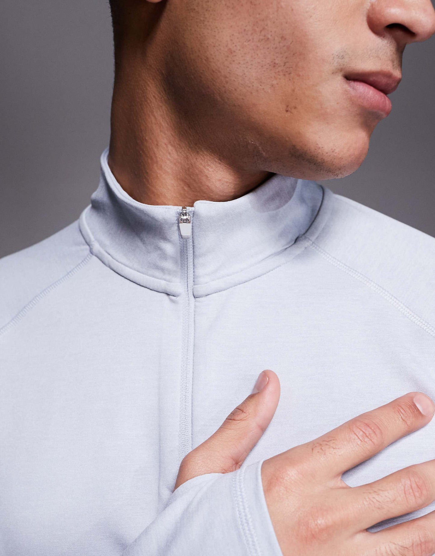 Quarter Zip Long Sleeve Quick Dry Training Top
