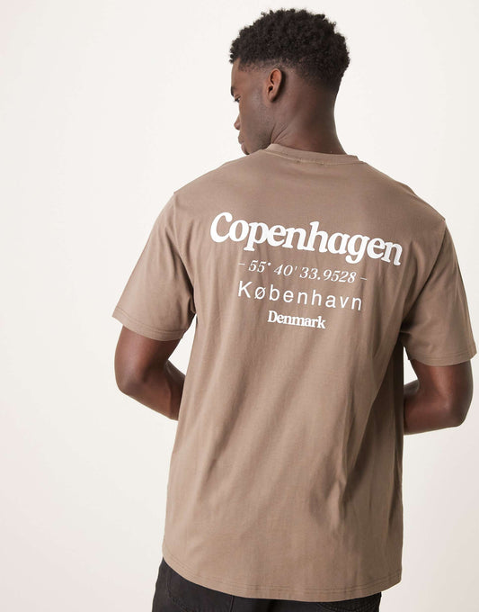 Relaxed T-Shirt With Copenhagen Back Print