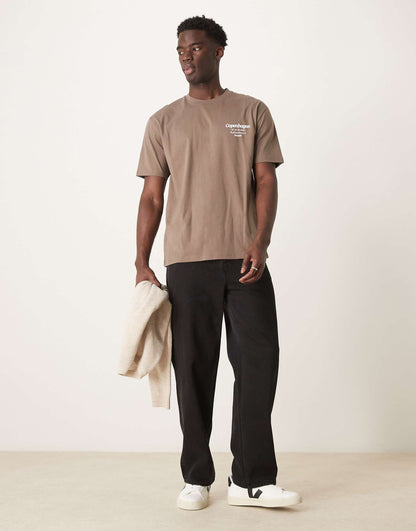 Relaxed T-Shirt With Copenhagen Back Print