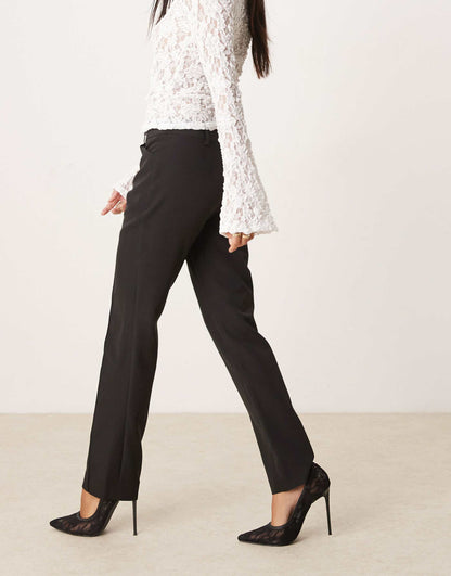 Petite Seam Detail Cigarette Trouser