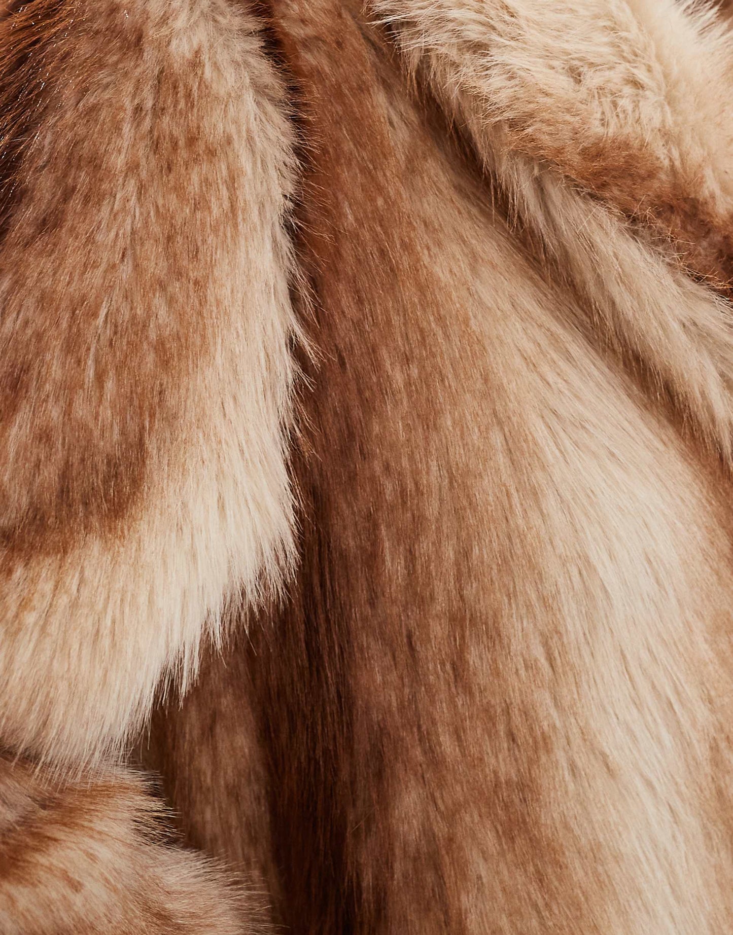 Str Vintage Inspired Faux Fur Coat