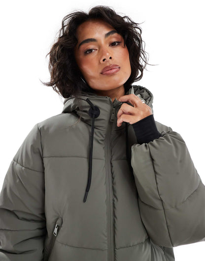 Cropped Puffer Coat