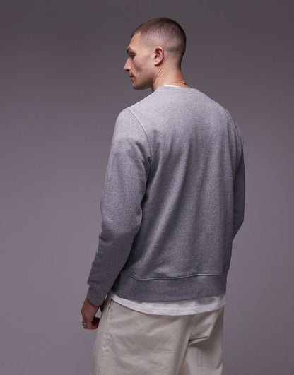 Terry Jersey Vintage Look Sweatshirt