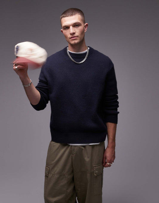 Wool Blend Oversized Jumper