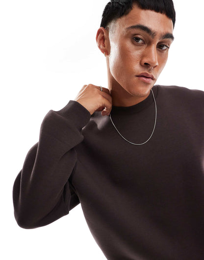 Boxy Oversized Scuba Sweatshirt