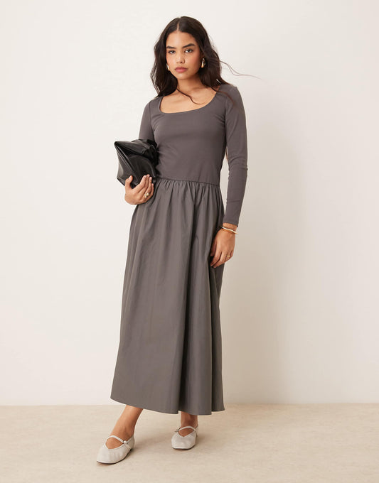 Drop Waist Maxi Dress