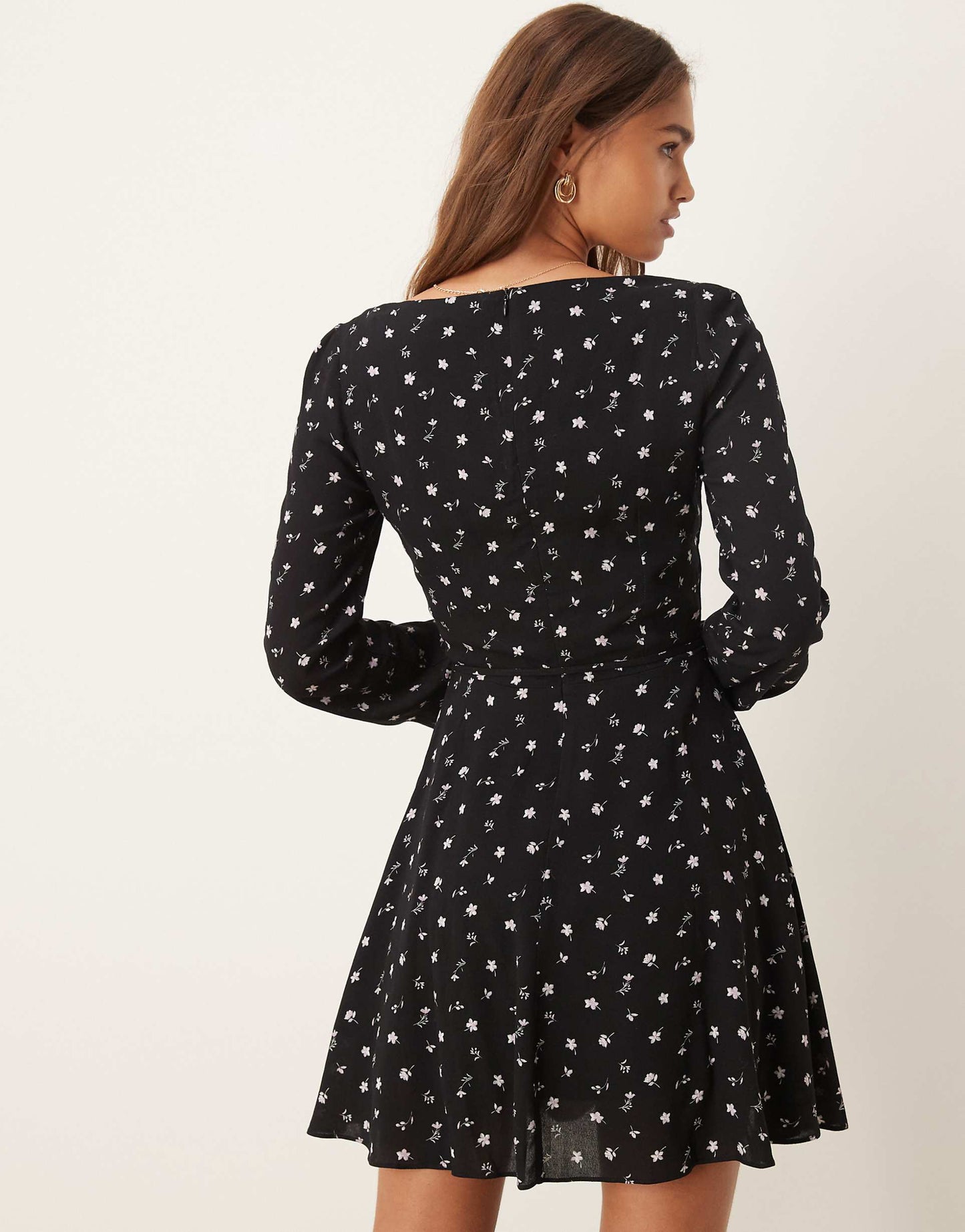 Long Sleeve Mini Tea Dress