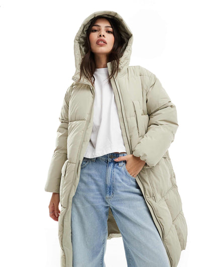 Oversized Longline Padded Coat