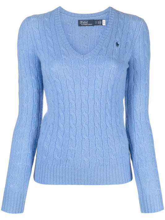 Polo Pony Cable Knit Jumper