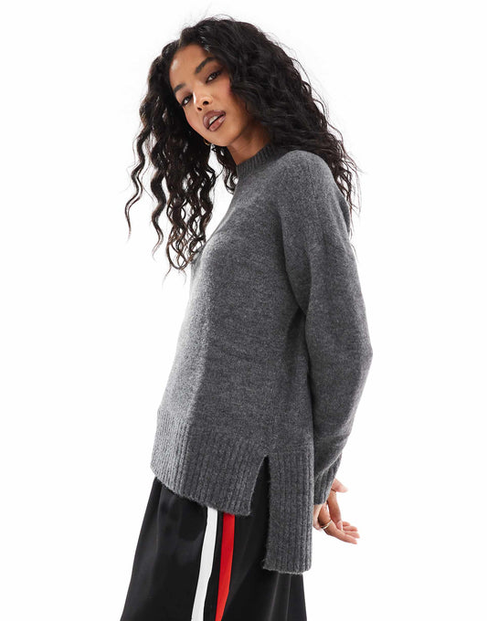 Oversized High Neck Jumper