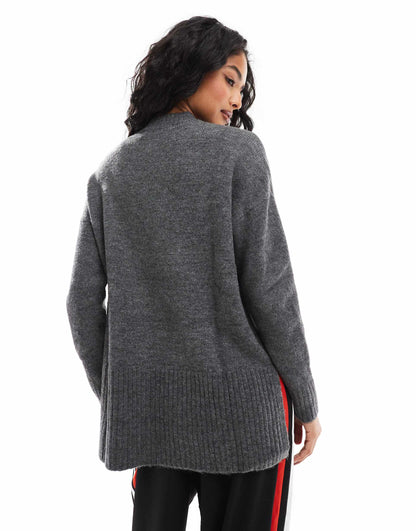Oversized High Neck Jumper