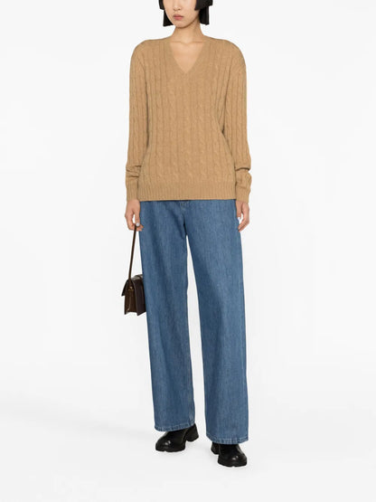Cable-Knit Cashmere Jumper