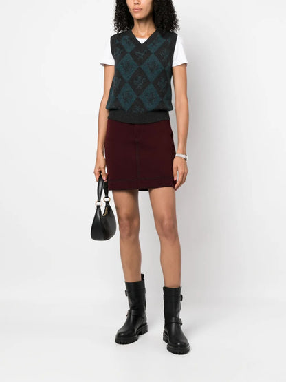 Intarsia-Knit Cashmere Jumper