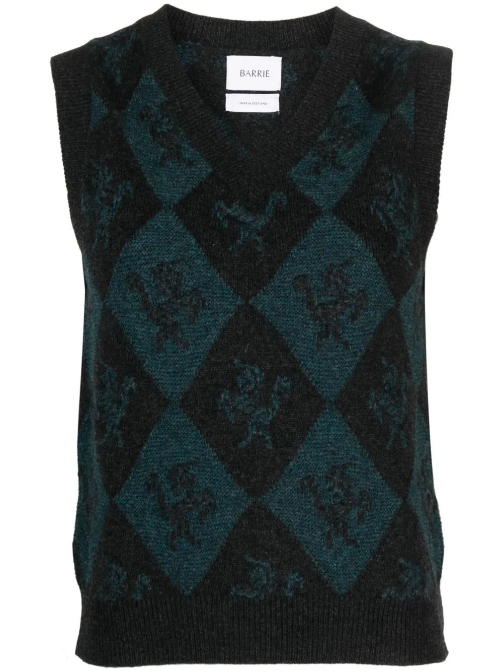 Intarsia-Knit Cashmere Jumper