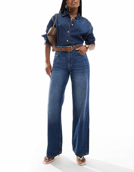 High Waisted 90S Wide Leg Jeans
