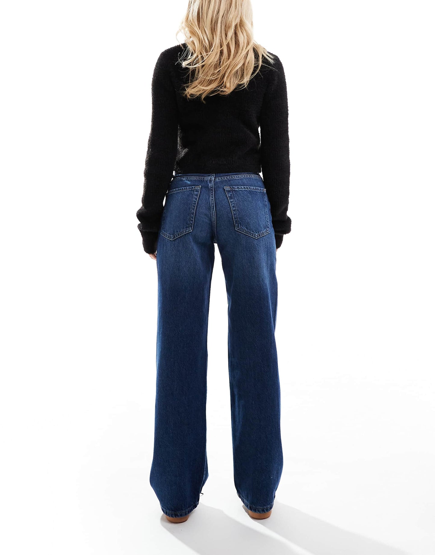 Petite High Waisted 90S Wide Leg Jeans