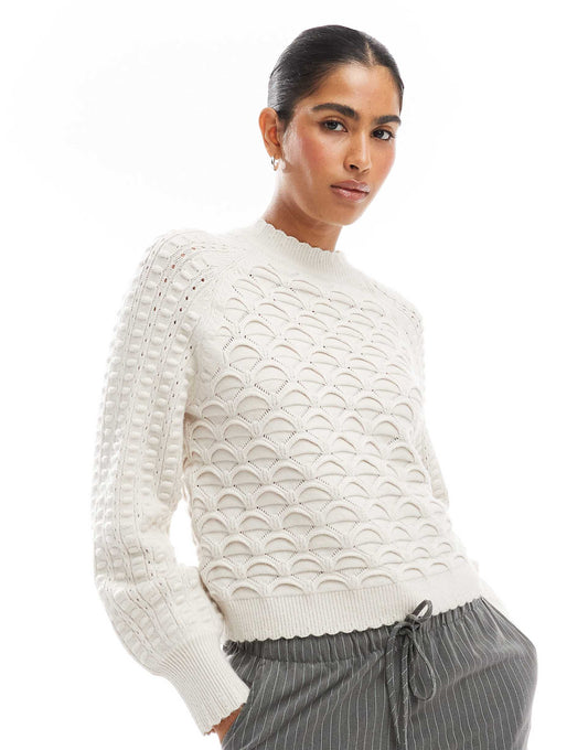 Premium Honeycomb Knit Jumper