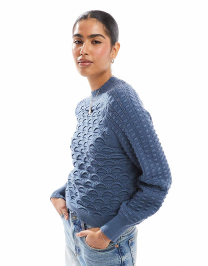 Premium Honeycomb Knit Jumper