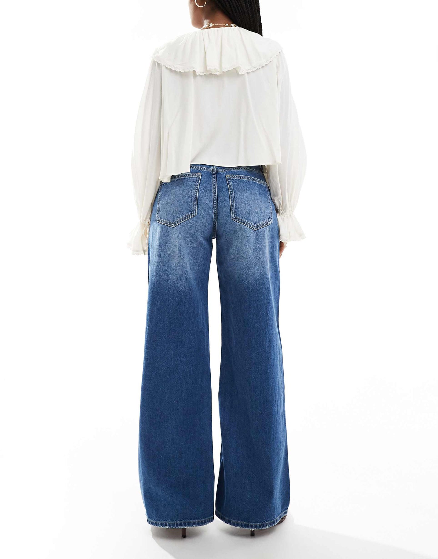 High Waisted Wide Leg Jeans