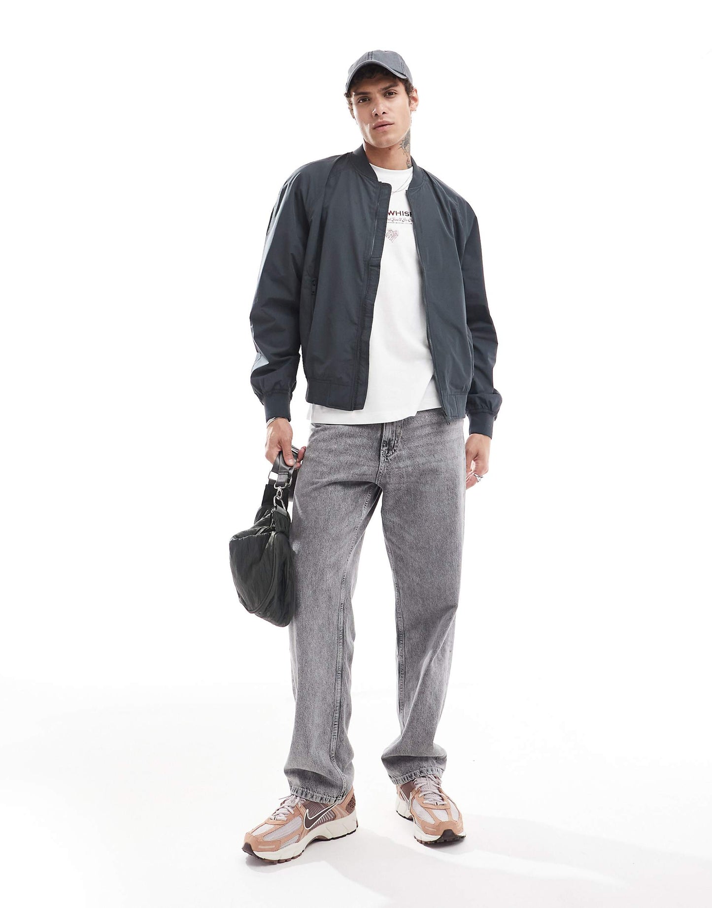 Nylon Bomber Jacket