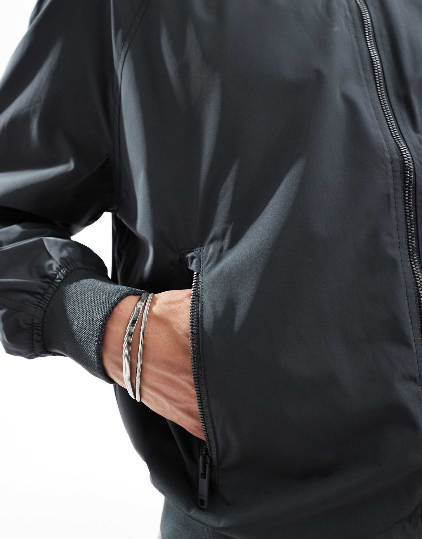 Nylon Bomber Jacket