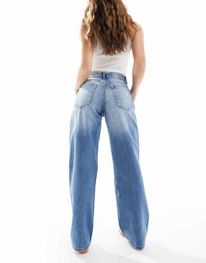 High Waisted 90S Wide Leg Jeans