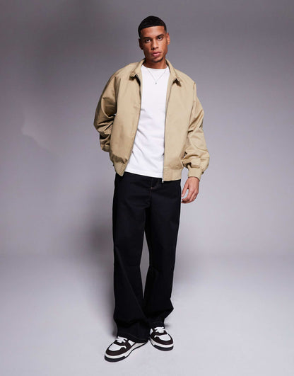 Oversized Harrington Jacket