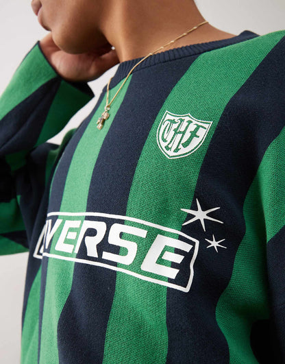 Alek Jumper With Football Graphic