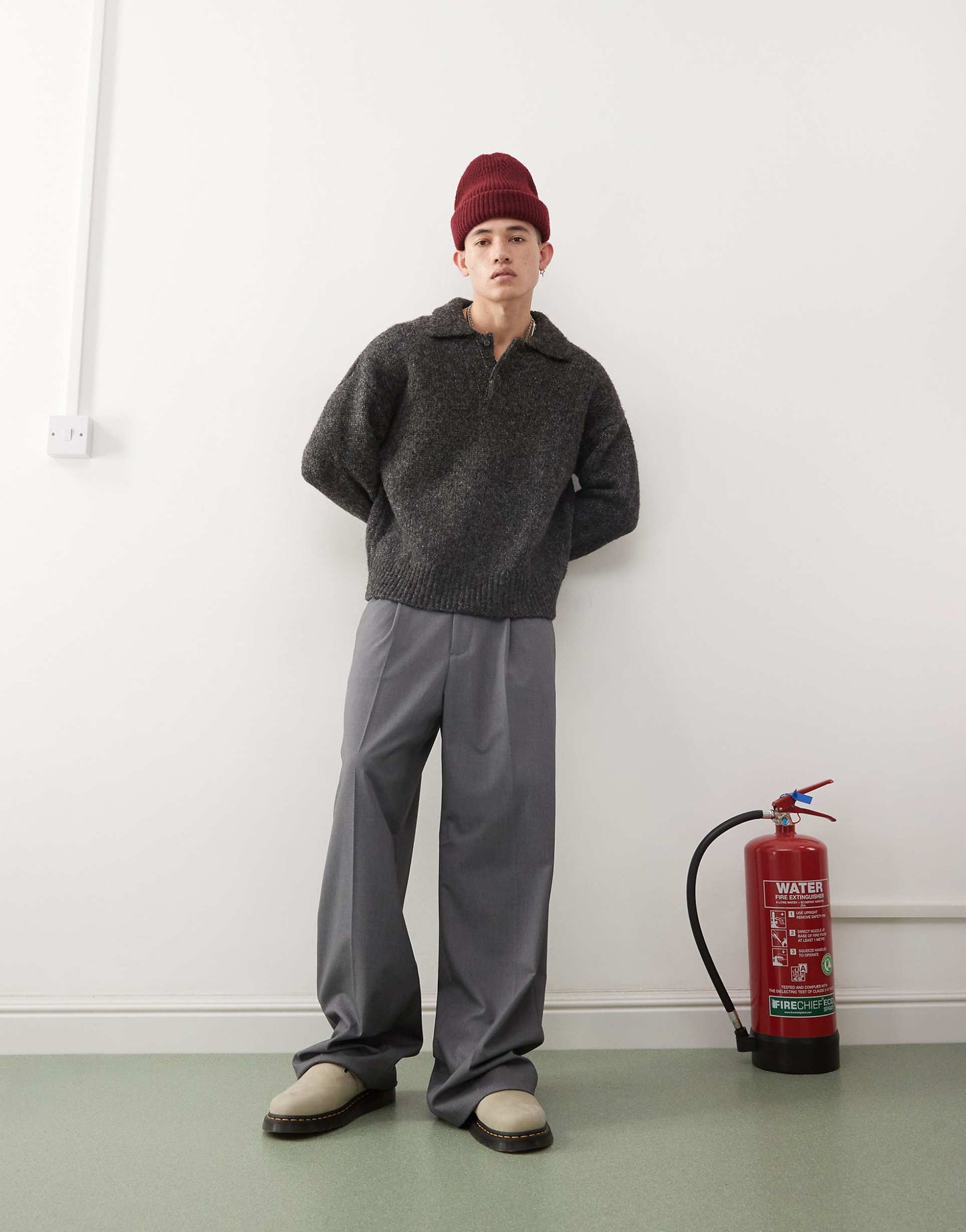 Uno Loose Fit Tailored Trousers