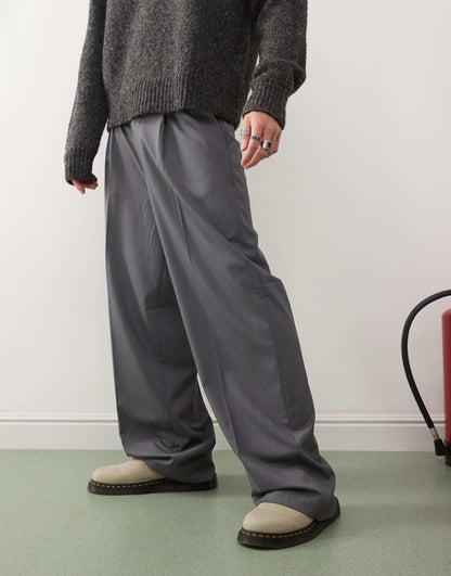 Uno Loose Fit Tailored Trousers