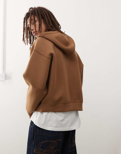 Simon Co-Ord Scuba Zip Through Hoodie