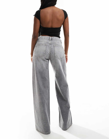 Wide Leg Tailored Trousers