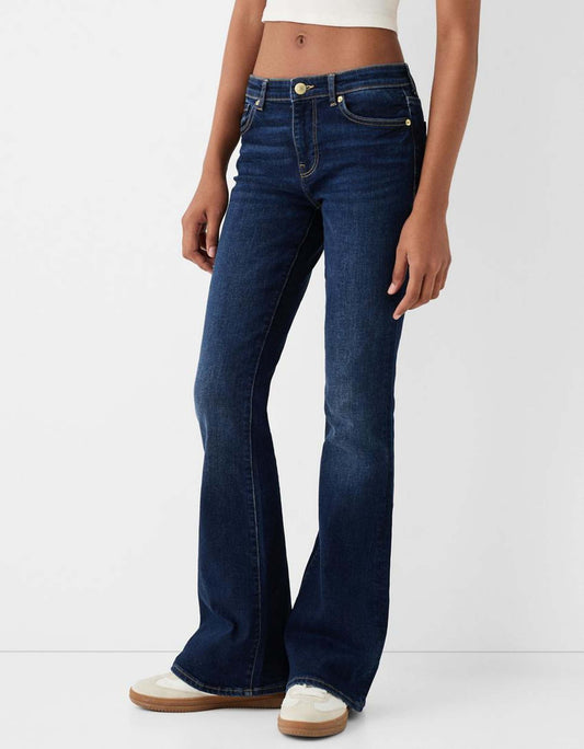 High Waisted Flared Jeans