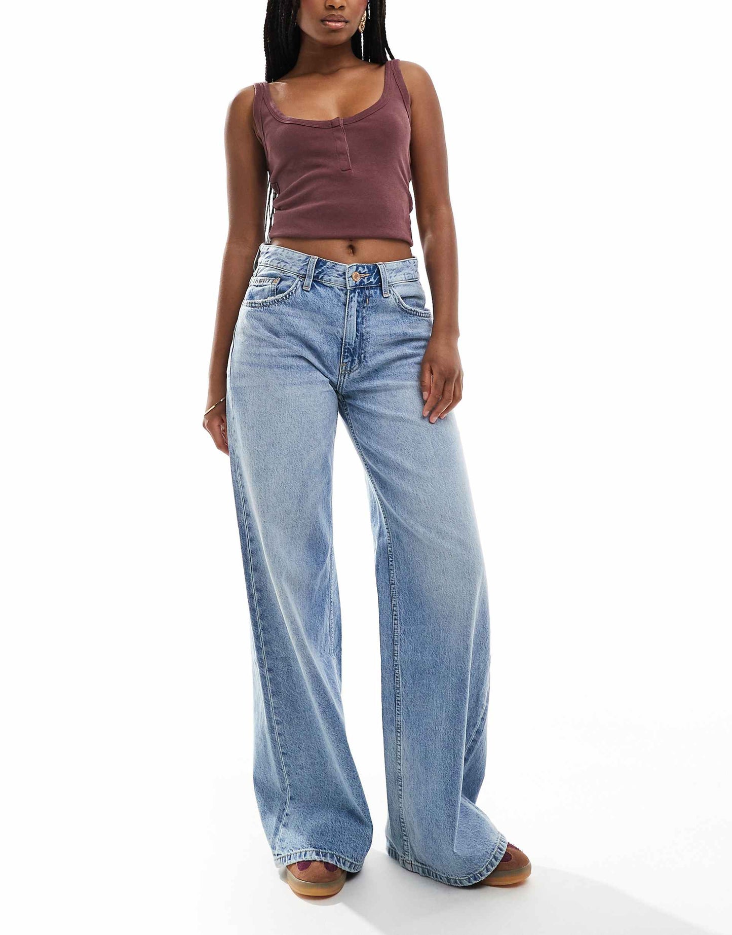High Waisted Wide Leg Jeans